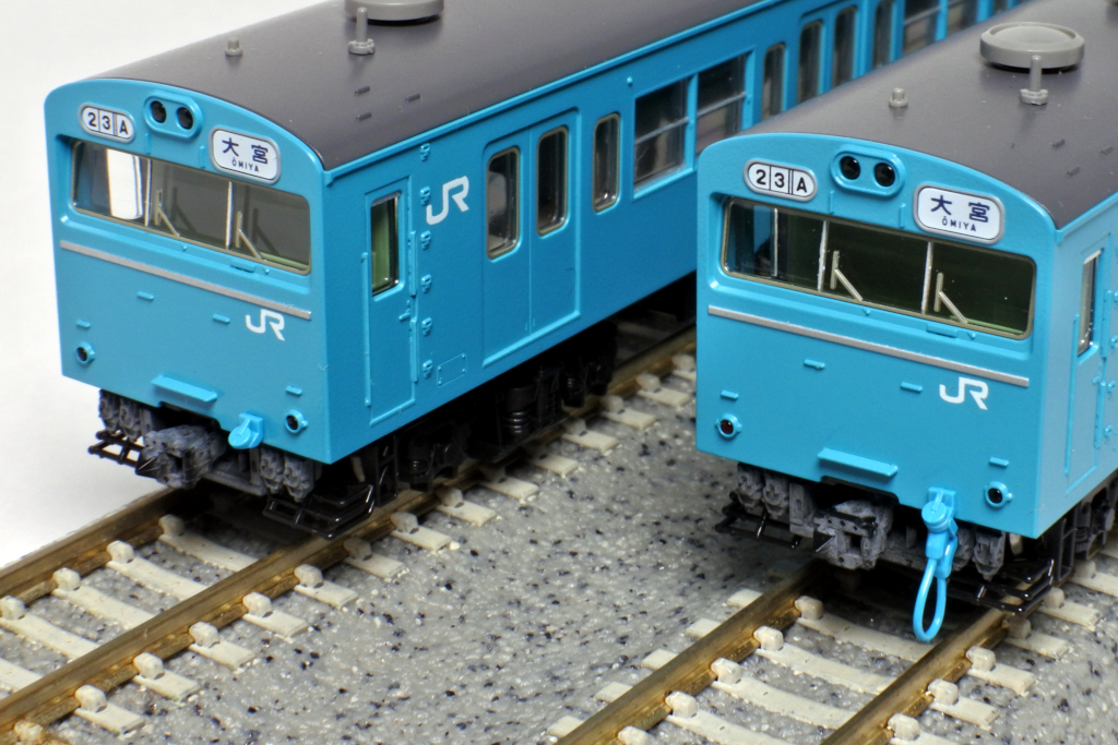 クハ103 付属品取り付け クハ103 付属品取り付け