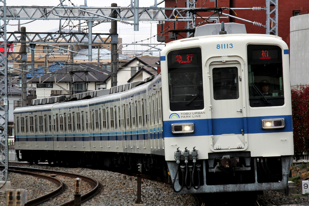 東武鉄道8000系81113Fアーバンパークライン 東武鉄道8000系81113Fアーバンパークライン