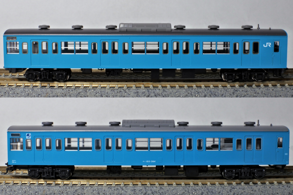 側面比較 クハ103 2 側面比較 クハ103 2