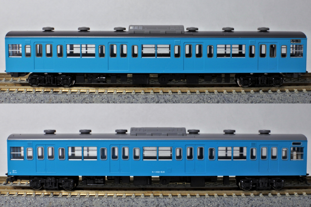 側面比較 モハ102 1 側面比較 モハ102 1