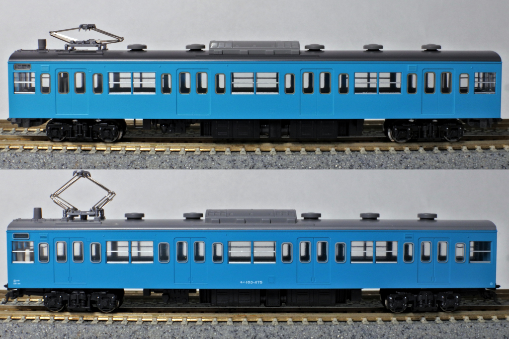 側面比較 モハ103 2 側面比較 モハ103 2