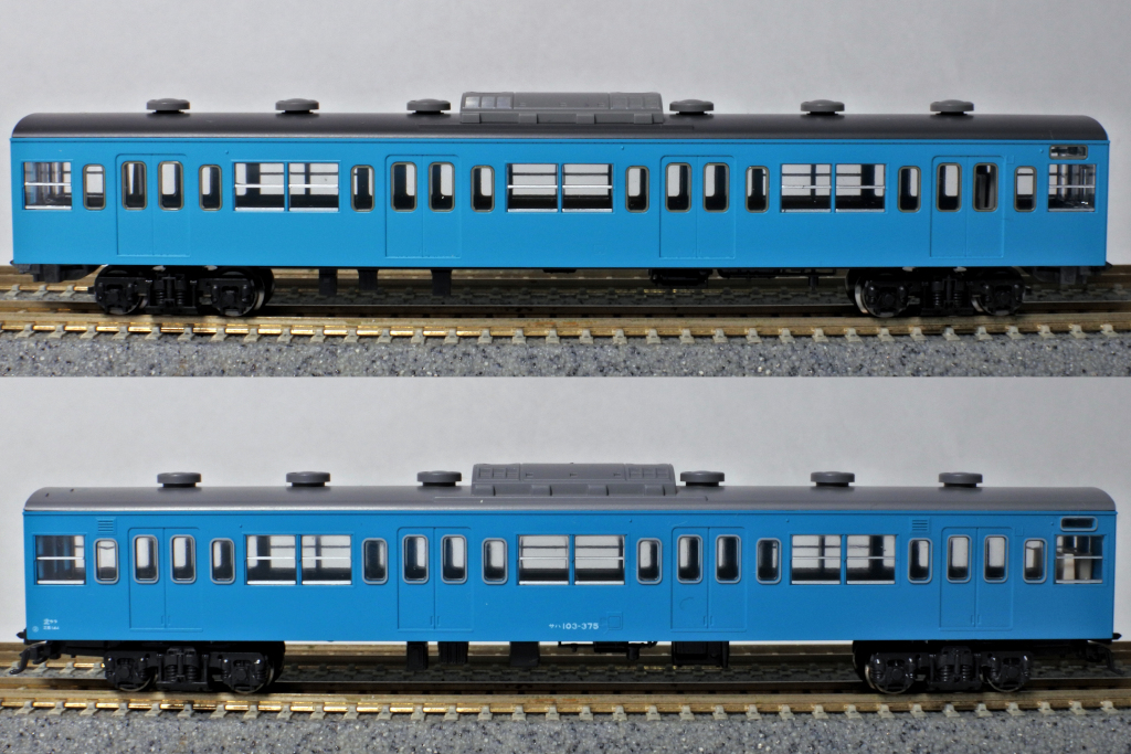 側面比較 サハ103 1 側面比較 サハ103 1