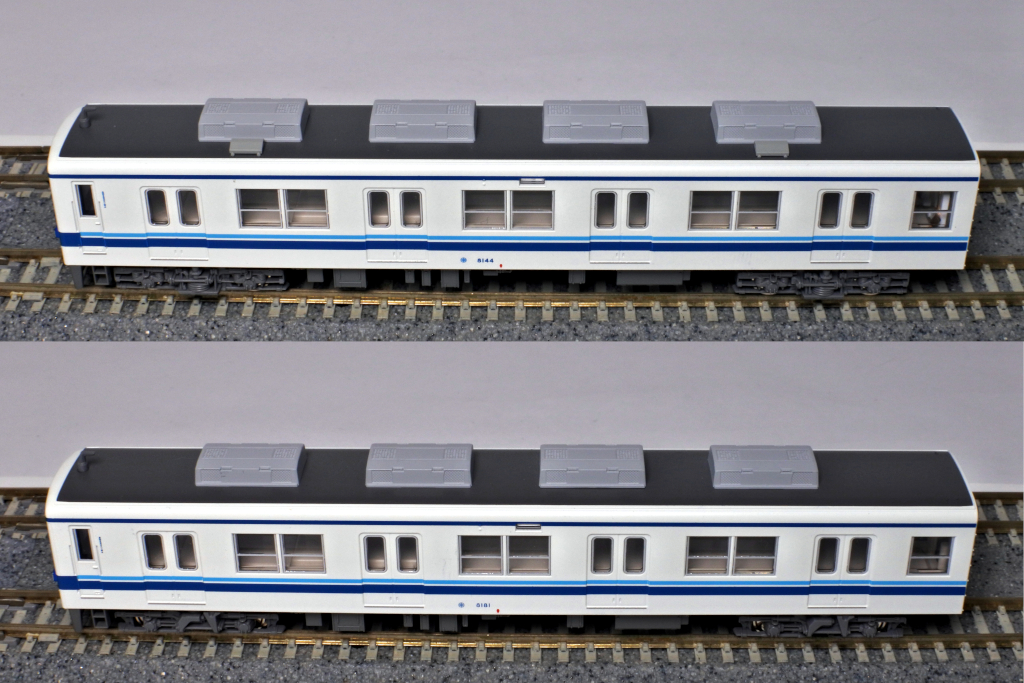 クハ8100 屋根比較 クハ8100 屋根比較