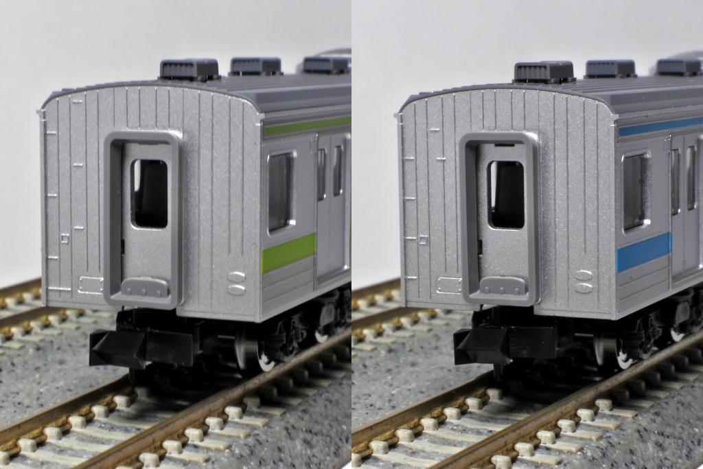 205系妻面比較1 205系妻面比較1