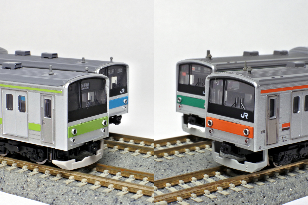 TOMIX205系とKATO205系 TOMIX205系とKATO205系